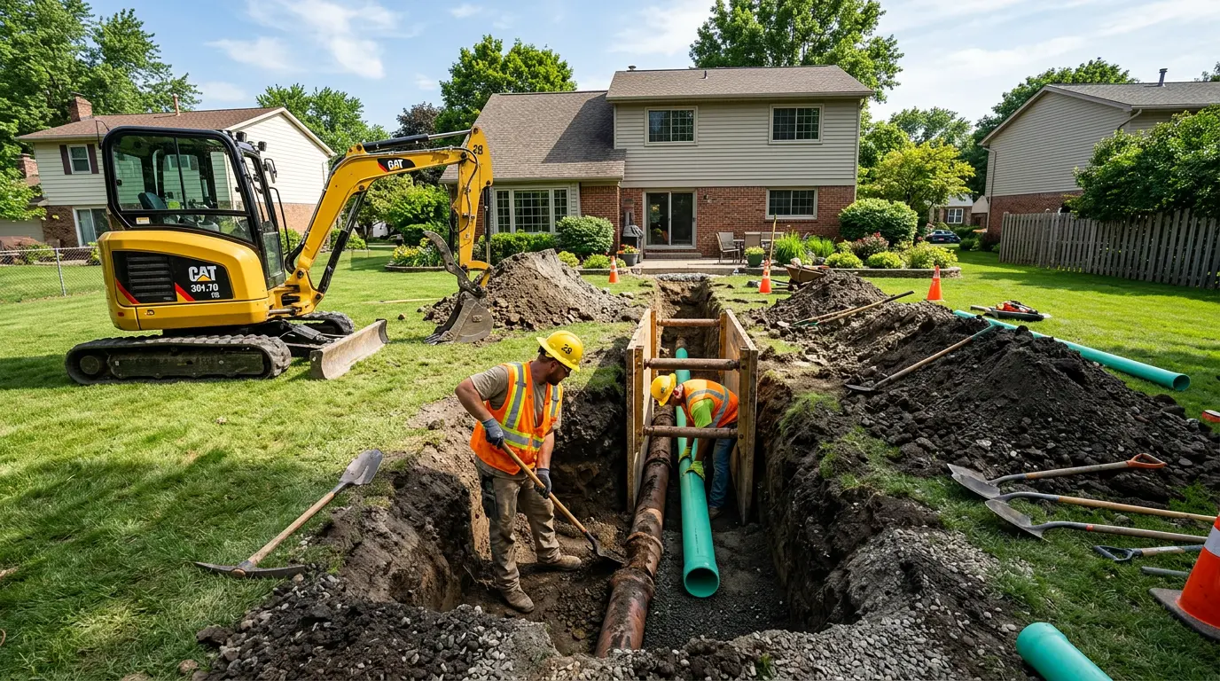 Sewer Line Repair in McCordsville, IN